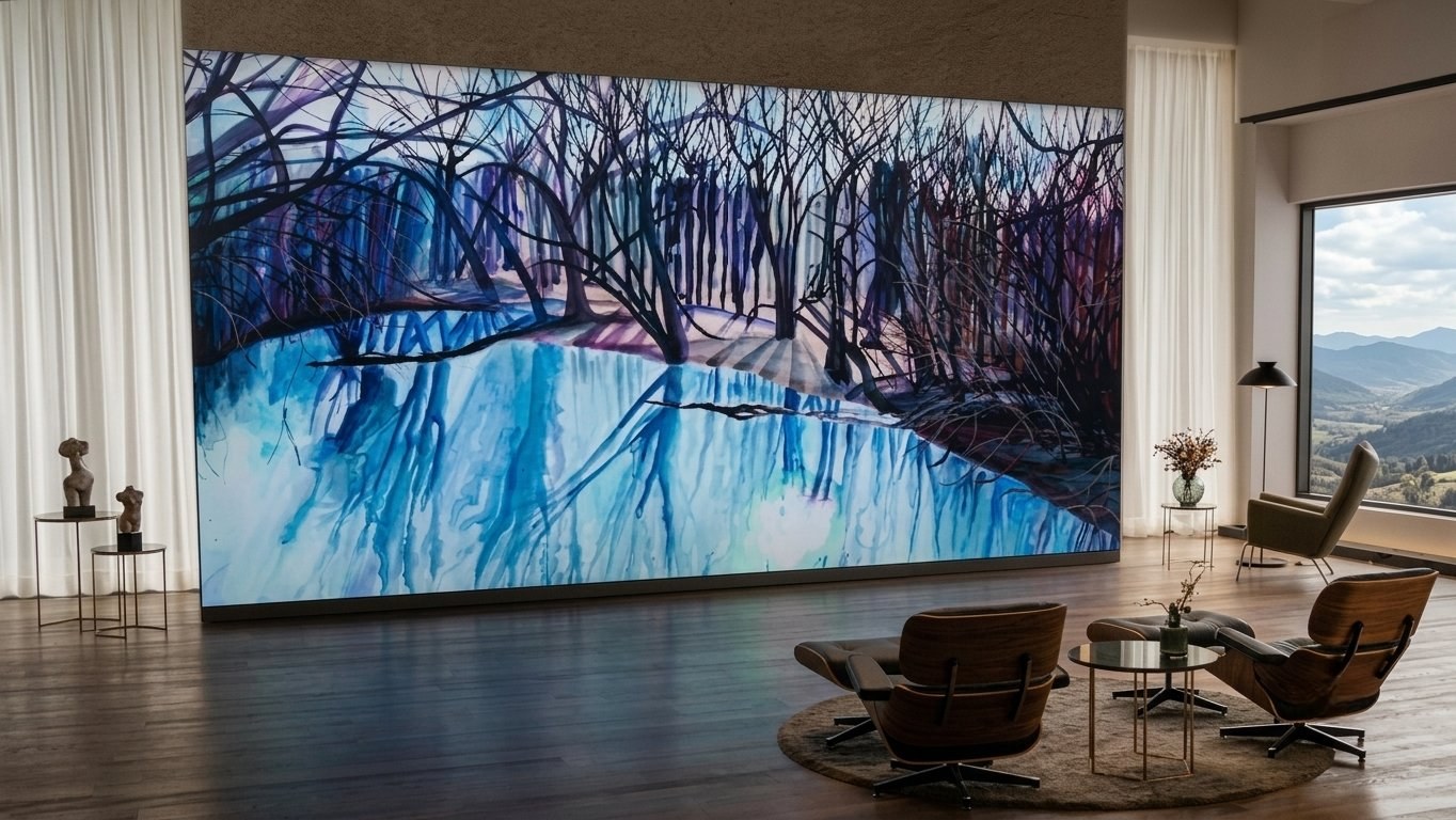 La superficie come opera d'arte in salone
